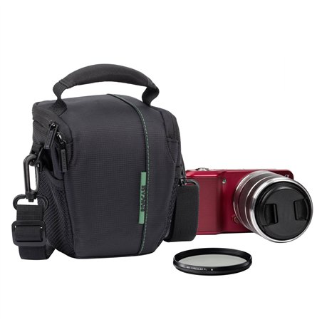 Rivacase 7412 Green Mantis borsa per fotocamera nero