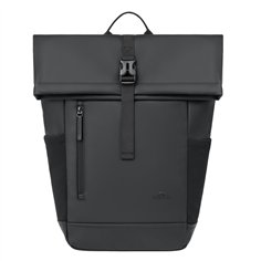 Rivacase 7826 Eden Rucksack 14  ECO schwarz roll-top 2