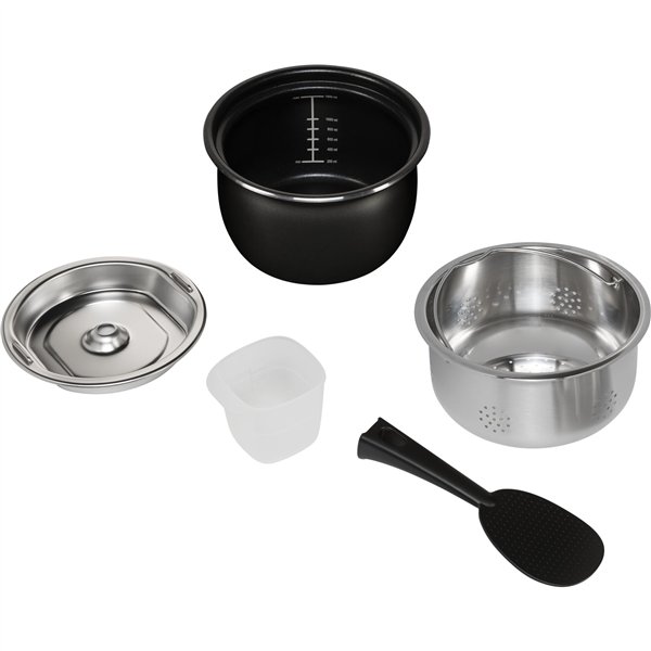 Rommelsbacher MRK 500 cuociriso / pasta vapore grigio