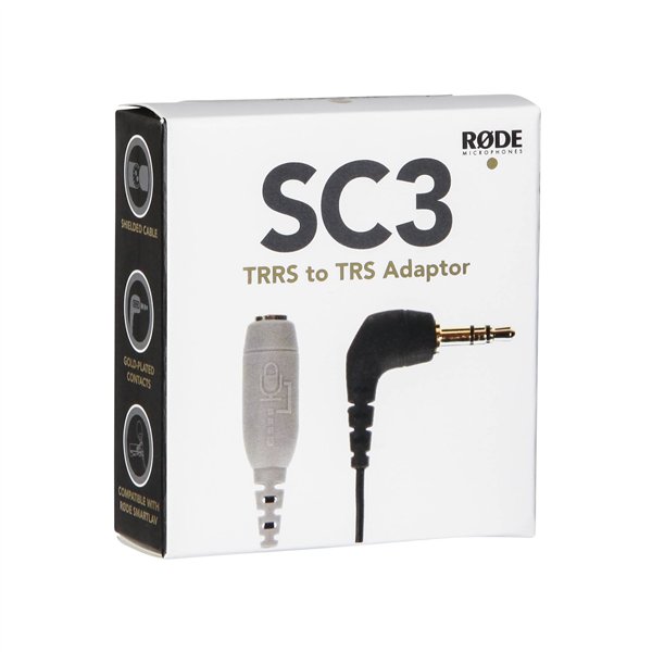 Rode SC3 adattatore 3,5mm TRRS zu TRS per smartLav