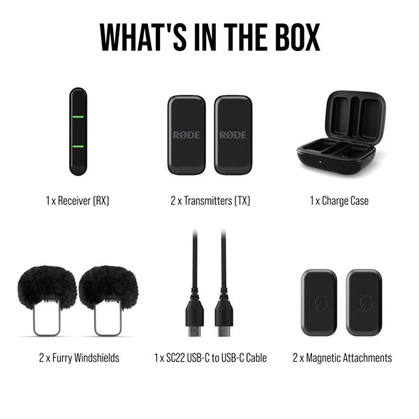 Rode Wireless Micro Lightning nero