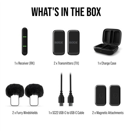 Rode Wireless Micro Lightning nero