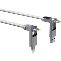 Rolling Square inCharge XL cavo 3m bianco 2