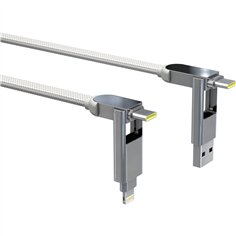 Rolling Square inCharge XL cavo 2m bianco 2