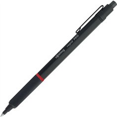 rotring Rapid Pro penna nero opaco con Mina M-Blu