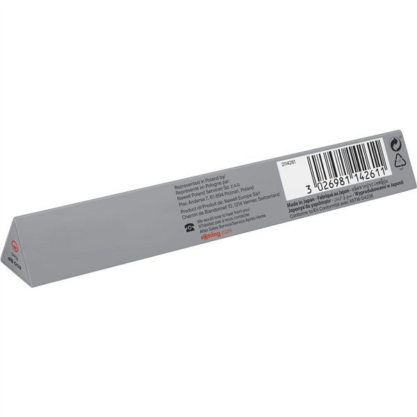 rotring 600 penna a sfera metallic-rosso