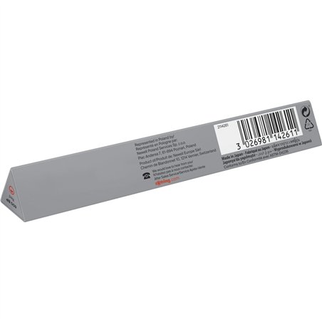 rotring 600 penna a sfera metallic-rosso