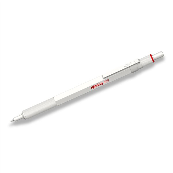 rotring 600 penna a sfera Metallic bianco perla
