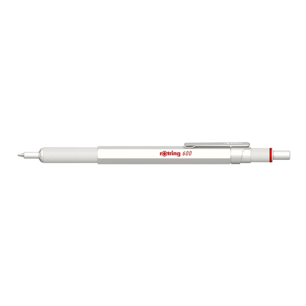 rotring 600 penna a sfera Metallic bianco perla