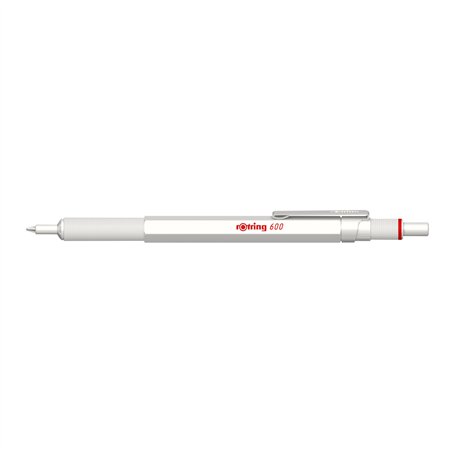 rotring 600 penna a sfera Metallic bianco perla