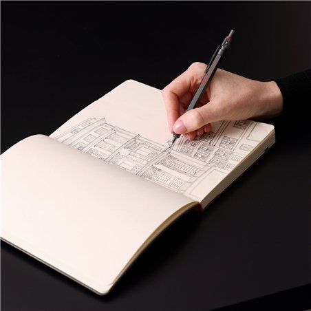 rotring 600 matita a mina fine cioccolata 0,5 mm