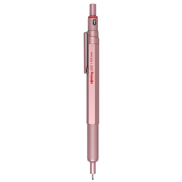 rotring 600 matita a mina fine metallic-oro rosa 0,5 mm
