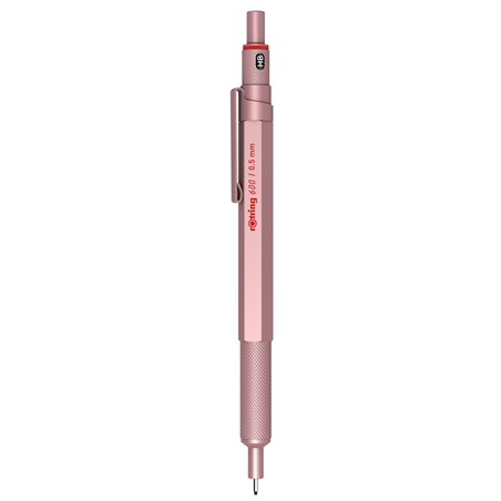 rotring 600 matita a mina fine metallic-oro rosa 0,5 mm