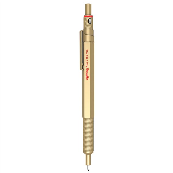 rotring 600 matita a mina fine metallic-oro 0,5 mm