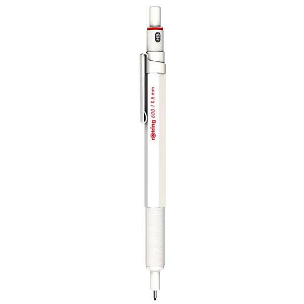 rotring 600 matita a mina fine metallic-bianco perlato 0,5 mm