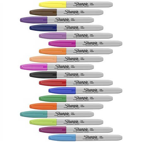 1x18 Sharpie penn. indelebili F 18 colori