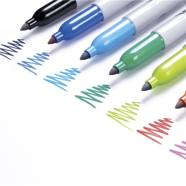 1x18 Sharpie penn. indelebili F 18 colori