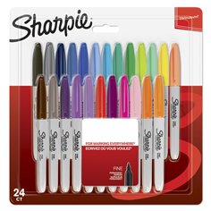 1x24 Sharpie penn. indelebili F 24 colori