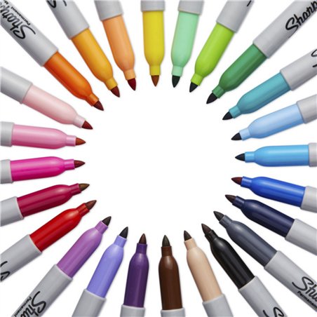 1x24 Sharpie penn. indelebili F 24 colori