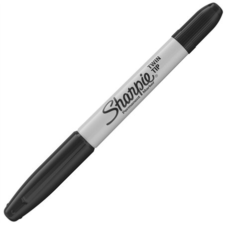 1x8 Sharpie Twin Tip pennar. permanenti UF + F 8 colori