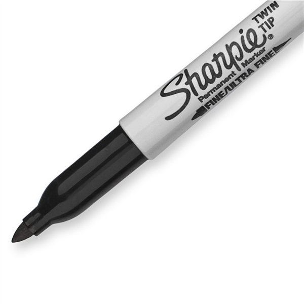 1x8 Sharpie Twin Tip pennar. permanenti UF + F 8 colori
