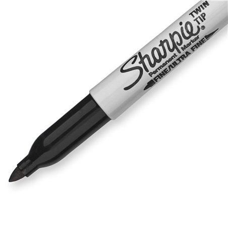 1x8 Sharpie Twin Tip pennar. permanenti UF + F 8 colori