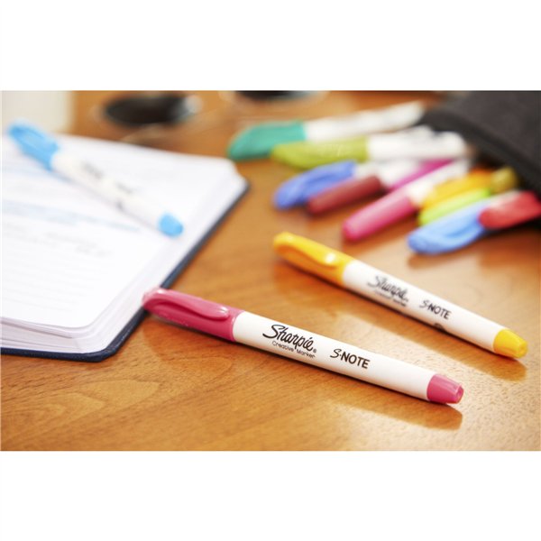 1x12 Sharpie pennarelli creativi S-Note 12 colori