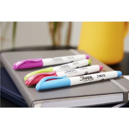 1x12 Sharpie pennarelli creativi S-Note 12 colori