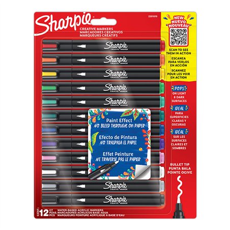 1x12 Sharpie Creative Marker Acryl Kugelspitze