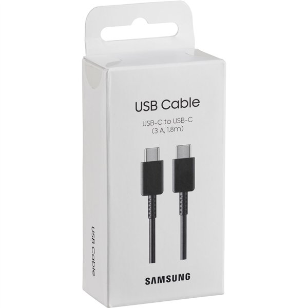 Samsung USB-C a USB-C cavo EP-DX310 (3A) 1,8m nero
