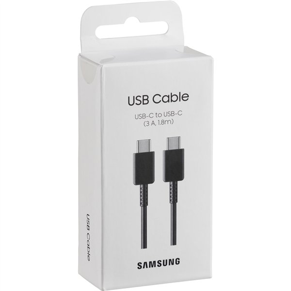 Samsung USB-C a USB-C cavo EP-DX310 (3A) 1,8m nero