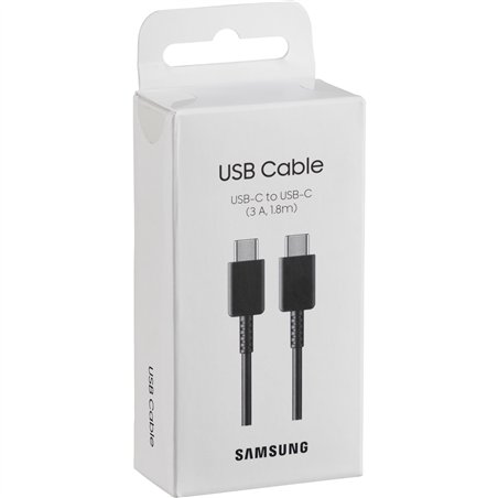 Samsung USB-C a USB-C cavo EP-DX310 (3A) 1,8m nero