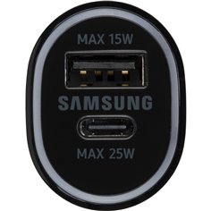 Samsung caricabatt. rapido da auto 40W nero 2