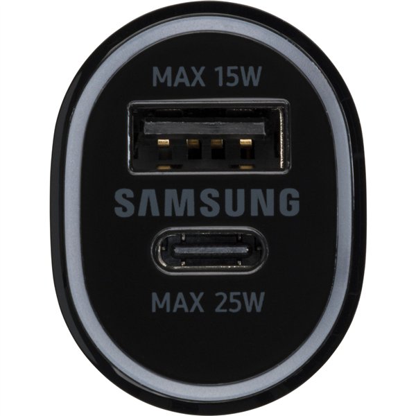 Samsung caricabatt. rapido da auto 40W nero
