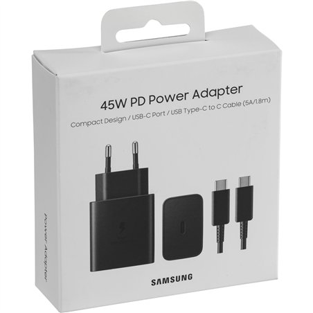 Samsung caricat. rapido 45W Power adatt. EP-T4510 nero