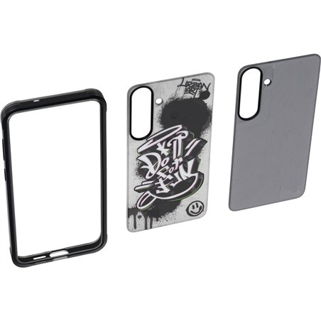 Samsung custodia Flipsuit robus. per Galaxy S25+ nero