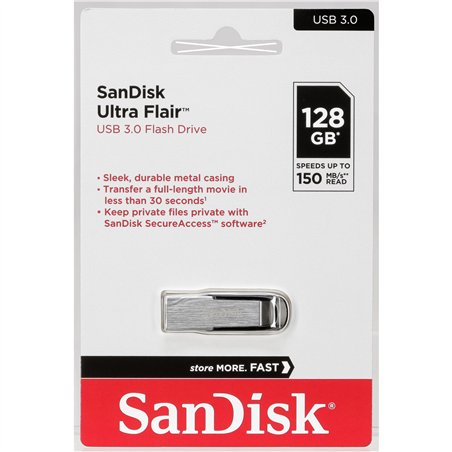 SanDisk Cruzer Ultra Flair 128GB USB 3.0          SDCZ73-128G-G46
