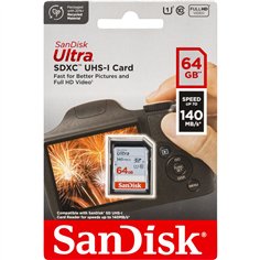 SanDisk Ultra SDXC UHS-I    64GB 140MB/s       SDSDUNB-064G-GN6IN