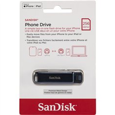 SanDisk Phone Drive  2in1  256GB USB C USB A   SDIXD0N-256G-GN6NE