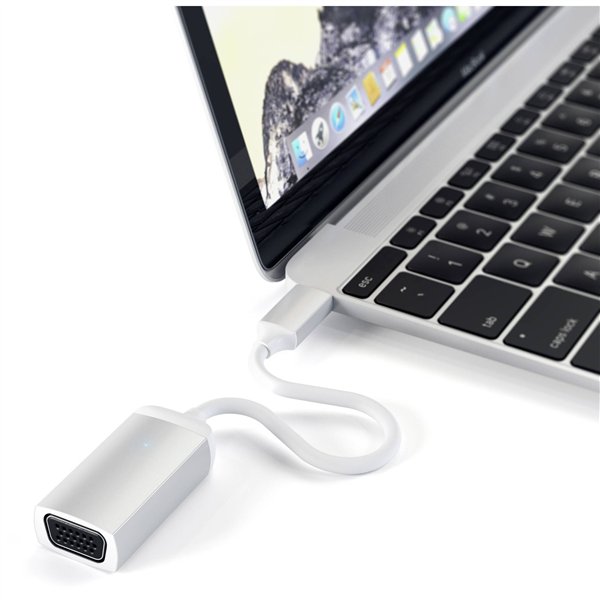 Satechi Type-C zu VGA adatt. argento