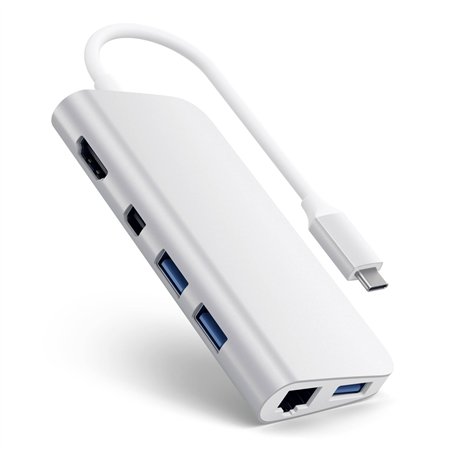 Satechi TYPE-C Multimedia adatt. argento