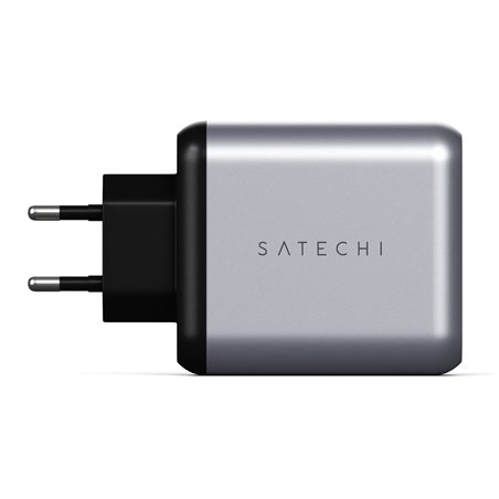 Satechi 30W Dual Port Wall caricabatt. space grigio