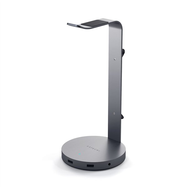 Satechi Aluminum Headphone Stand Hub space grey
