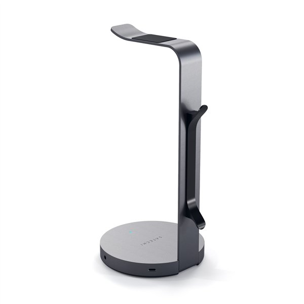 Satechi Aluminum Headphone Stand Hub space grey