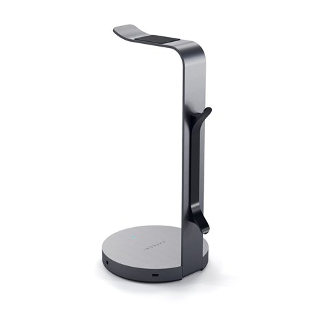 Satechi Aluminum Headphone Stand Hub space grey