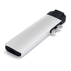 Satechi Type-C Pro Hub With Ethernet & 4K HDMI argento 2