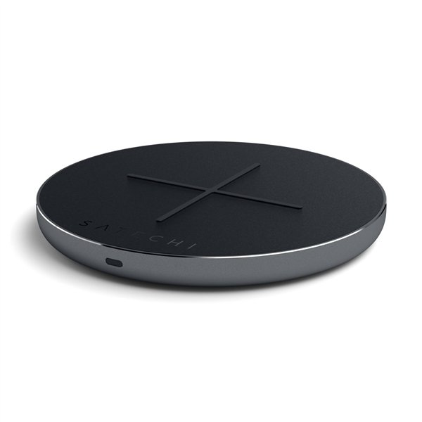 Satechi aluminio PD & QC Wireless caricabatt. space gray