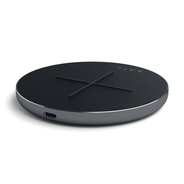 Satechi aluminio PD & QC Wireless caricabatt. space gray