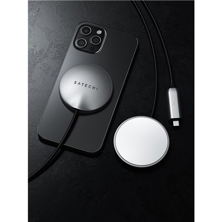 Satechi Magnetic Wireless Charging Cable space gray