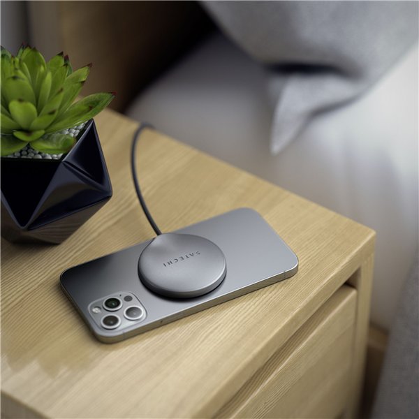 Satechi Magnetic Wireless Charging Cable space gray